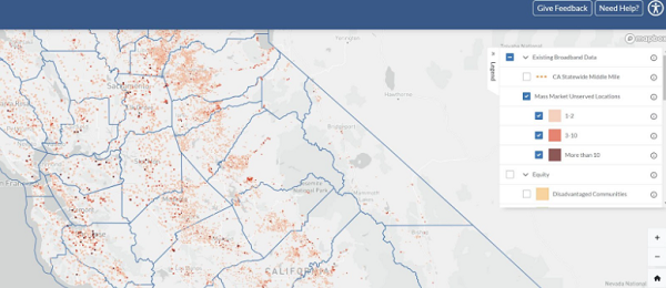 CPUC Federal Funding Account Public Map