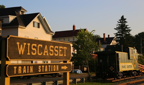 Wicasset Maine Train Station