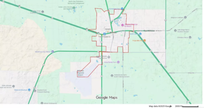 Williston FL proposed coverage area map