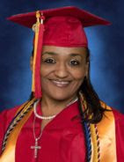 Belinda Parker-Mendoza headshot wearing a cap and gown