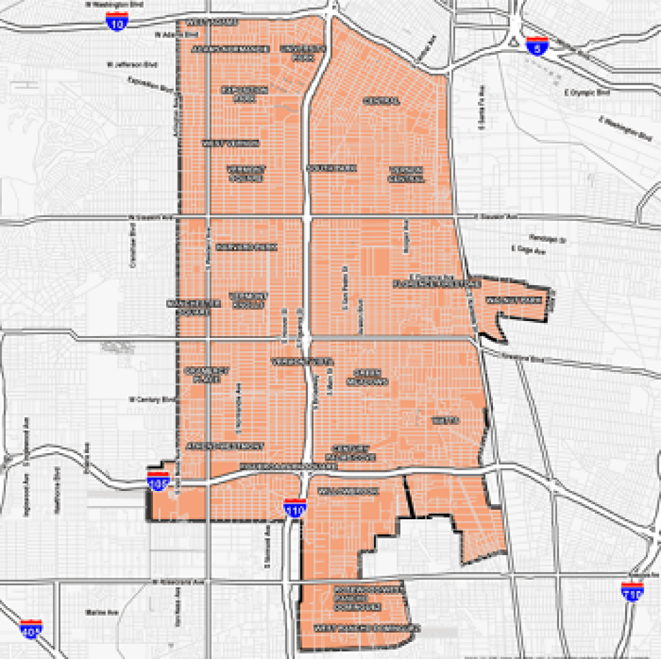 LA County Broadband Pilot Map