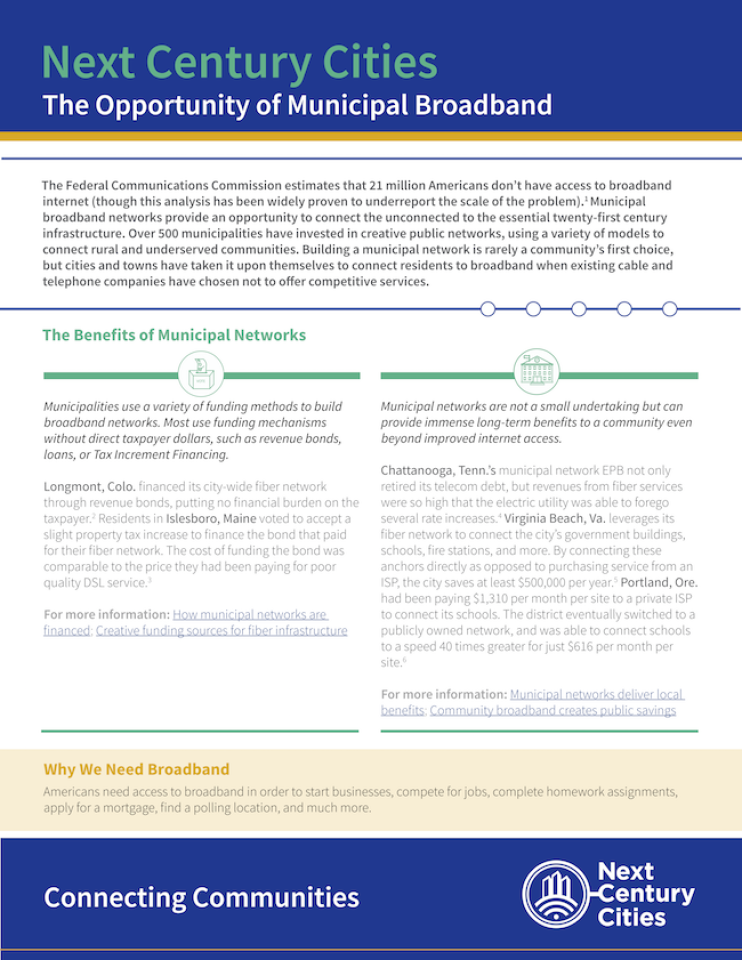 Fact Sheets and Guides  Welcome to Community Networks