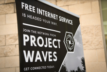 Project Waves sign