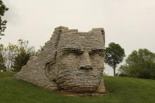 Chief Leatherlips Monument in Dublin, Ohio
