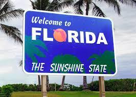 Florida Welcome sign