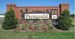Paragould Welcome Sign
