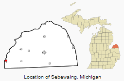 Sebewaing Map